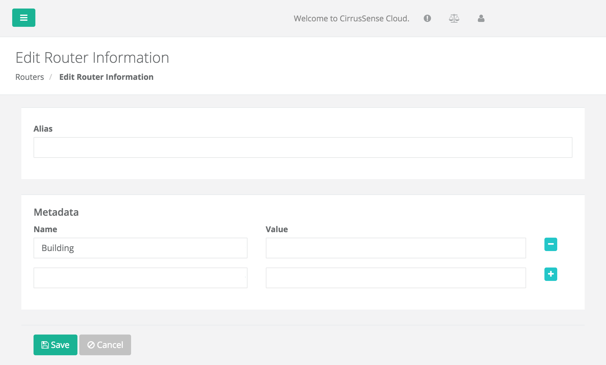 Edit Router Form